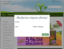 Tablet Screenshot of cancunvidasana.com